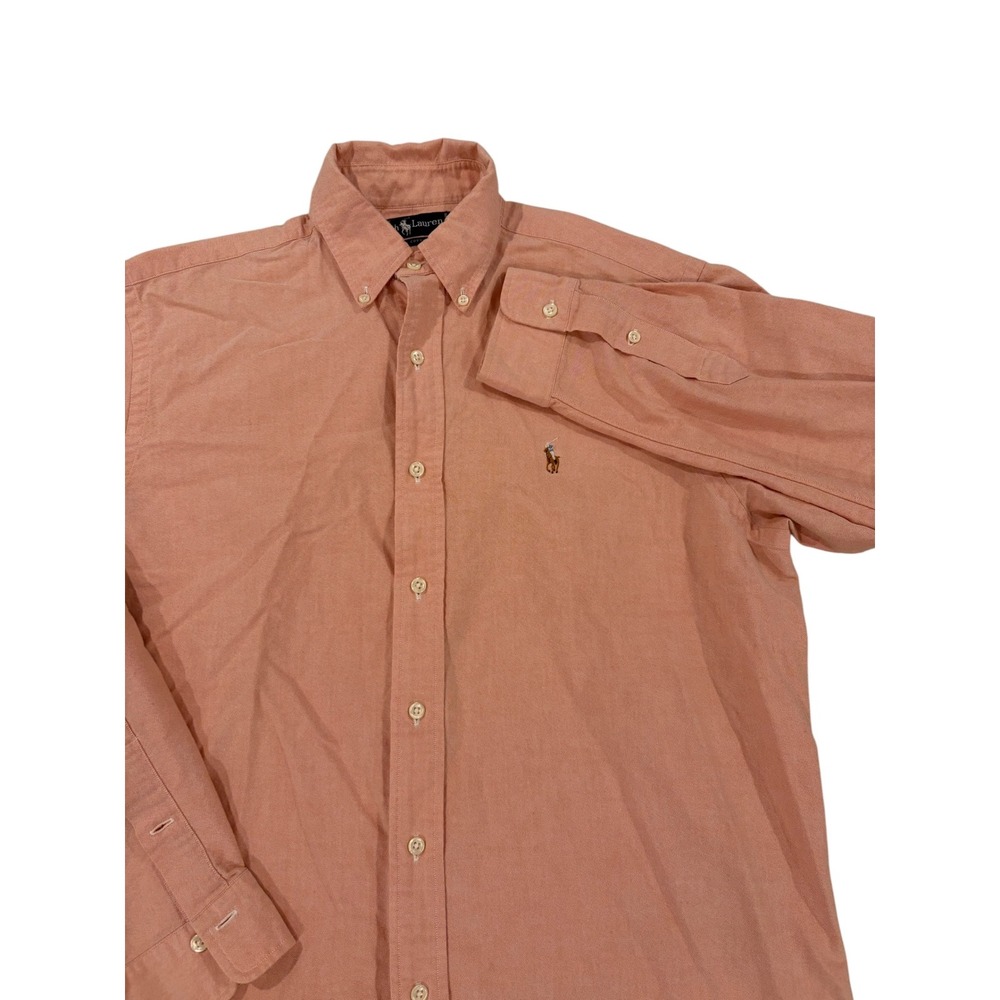Polo Ralph Lauren Mens Salmon Orange Oxford Button Down Shirt‎ 16-34 Cotton